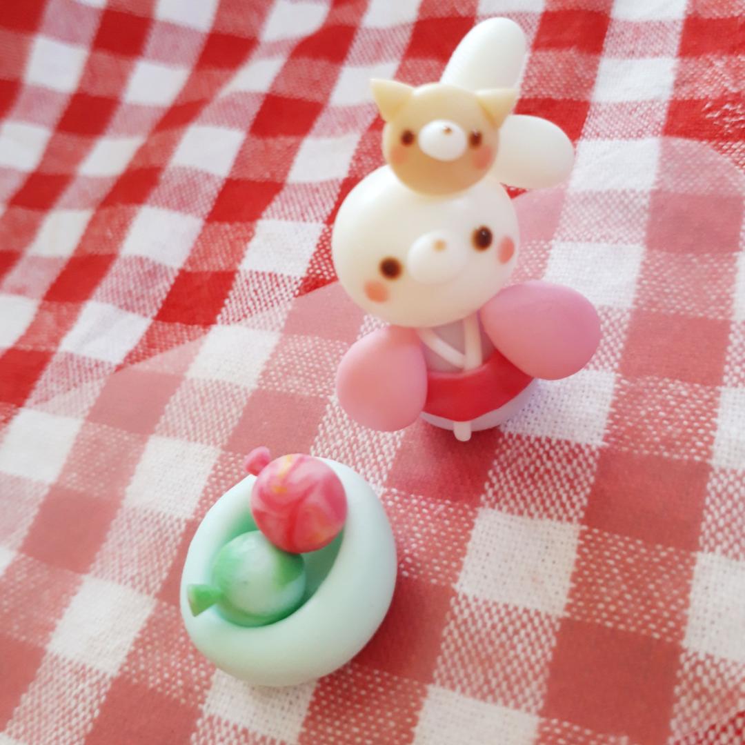 お祭り♡うさぎちゃん♡猫お面