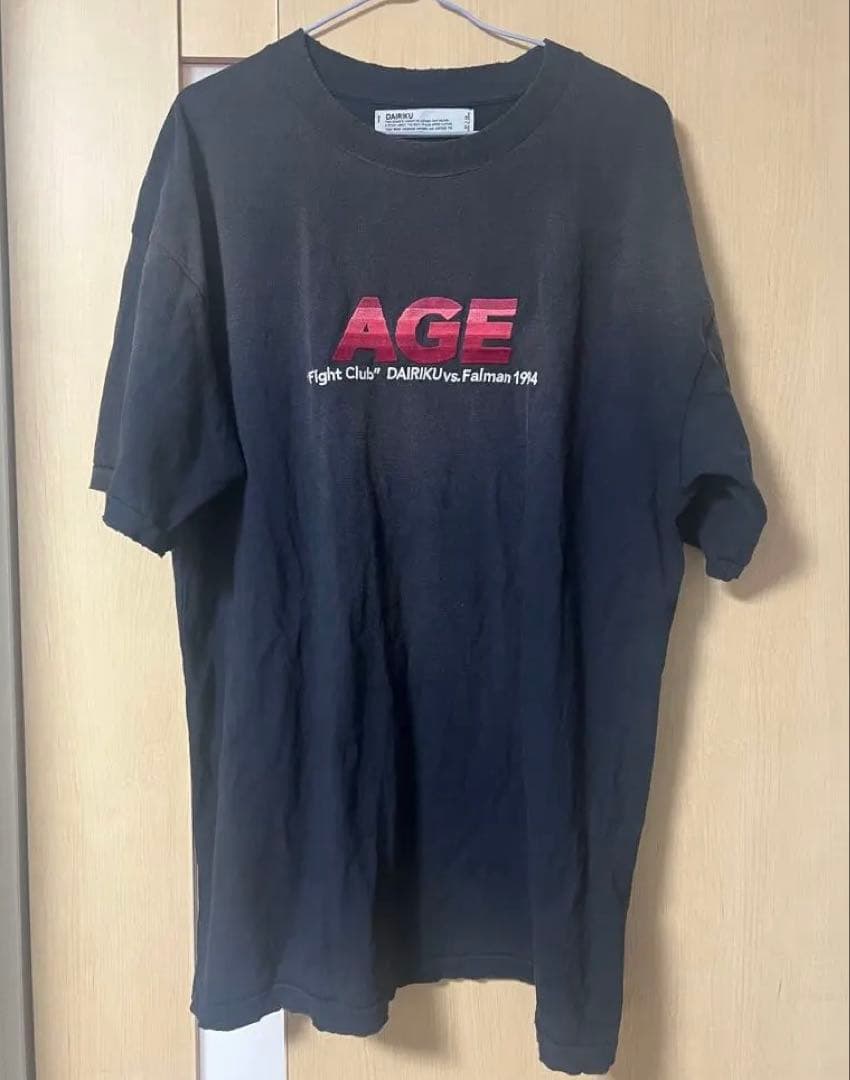 Age factory Dairiku バンT RED Mサイズ　ほぼ新品