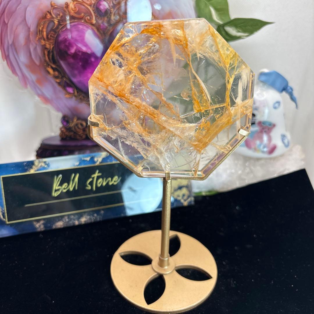 高品質 レア♡ゴールデンヒーラー八角形No.2621 幸運♡