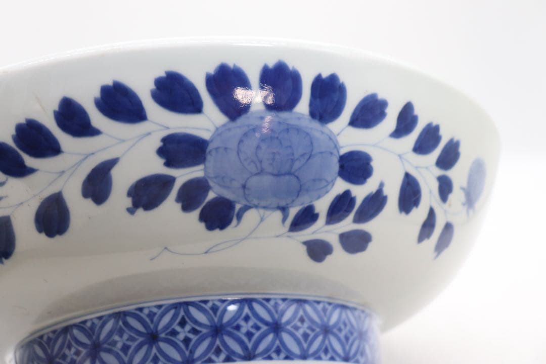 江戸　鍋島　大皿　梅紋　直径33.5cm アンティーク　送料込み260205