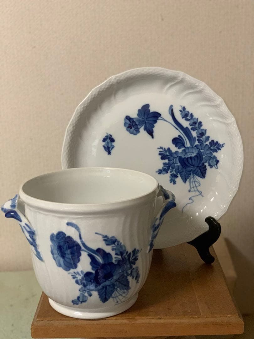 ロイヤルコペンハーゲン　ブルーフラワーカーブシリーズ2点セット、
