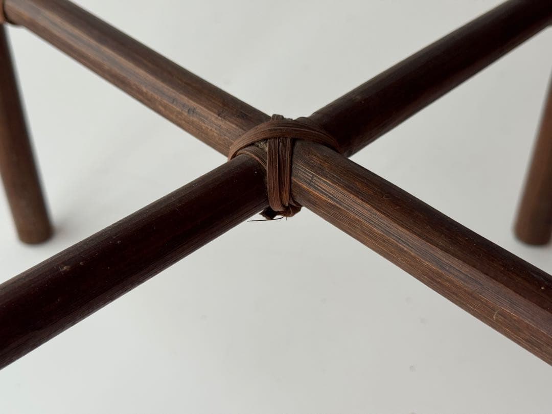 民藝 アンティーク ラッシスツール