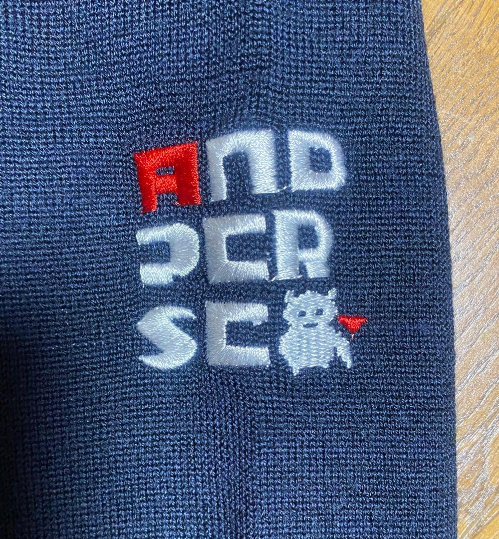 and per se アンパスィ ハーフジップ ニットジャケット ゴルフ