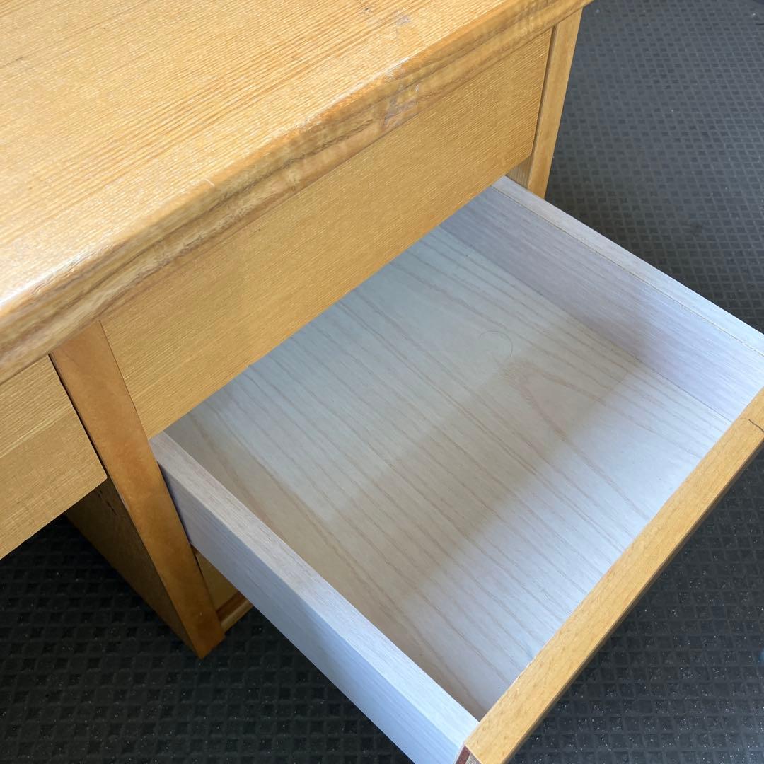 木製　文机　座卓　学習机　一人用　和室　家具　引き出し　子ども用家具