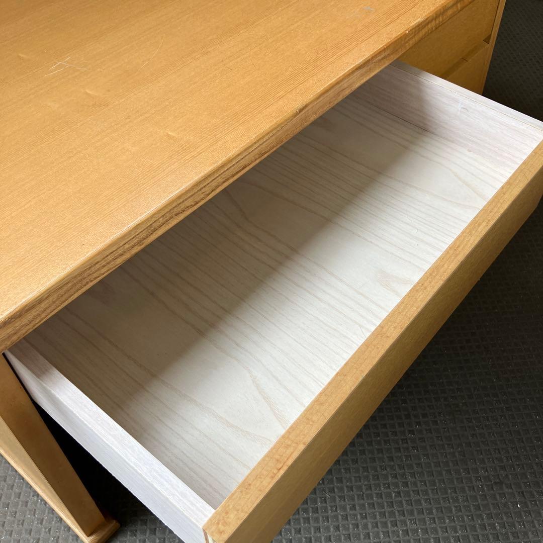 木製　文机　座卓　学習机　一人用　和室　家具　引き出し　子ども用家具