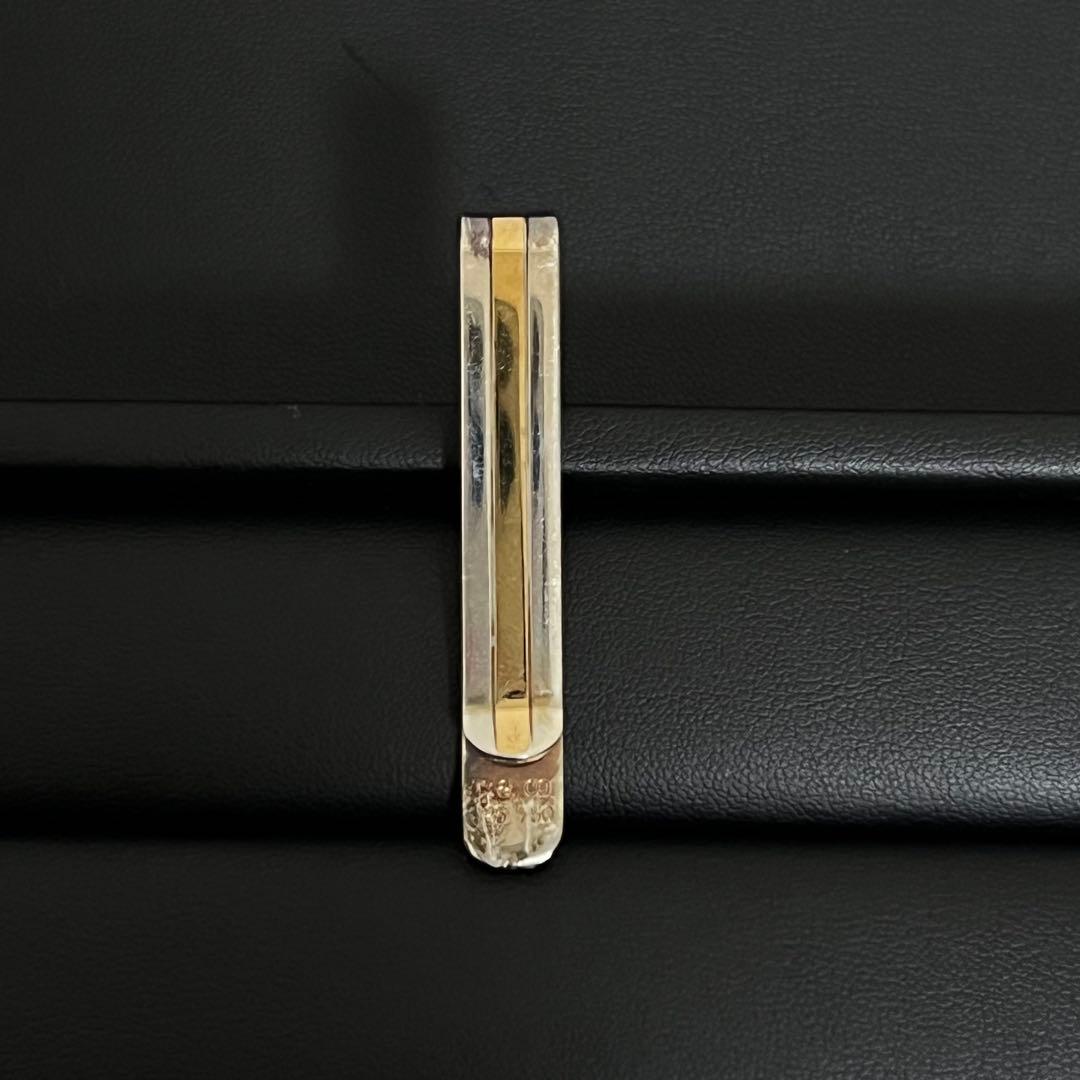 ティファニー スターリングシルバー 18Kイエローゴールド マネークリップ