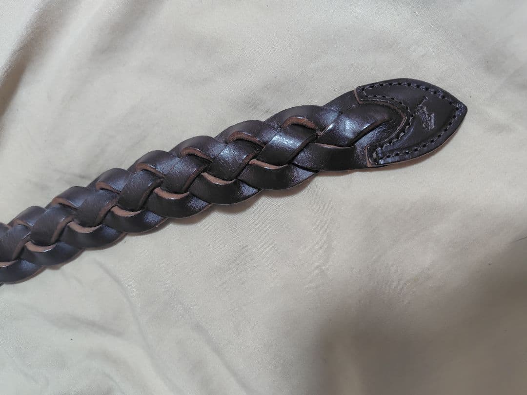 【タグ付美品】 POLO × WHITEHOUSE COX ベルト ブラウン