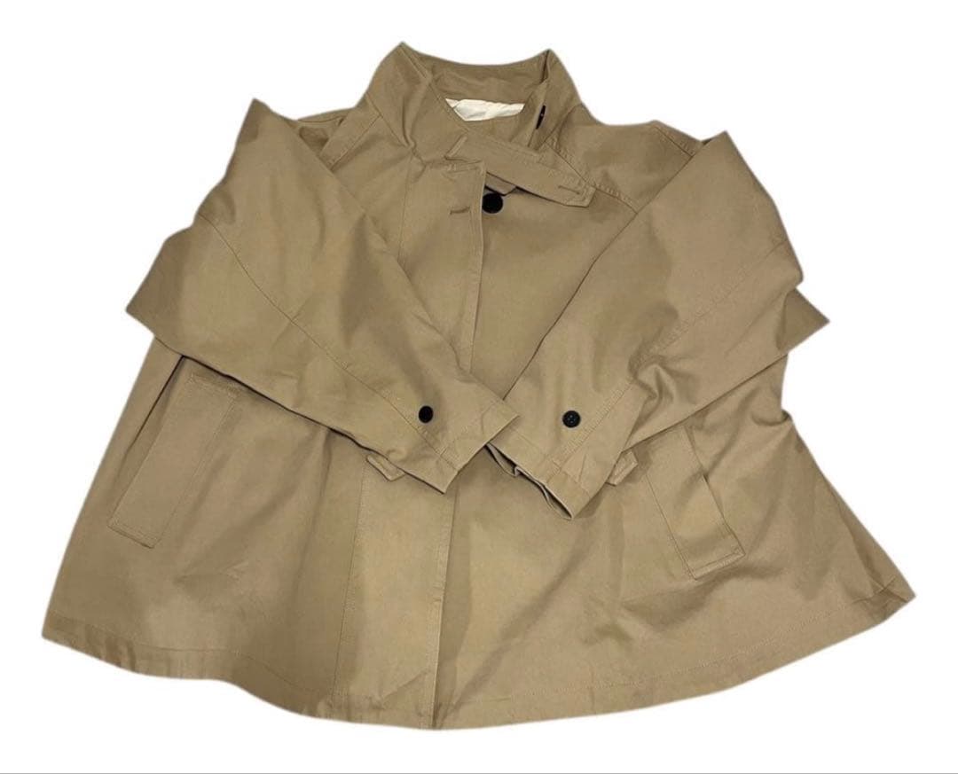 【Nalm. 】フリルハーフトレンチ