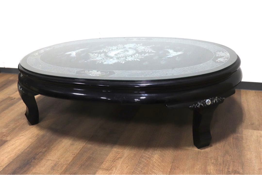 GMHS197○螺鈿細工 李朝家具 韓国美術 座卓 センターテーブル リビングテ