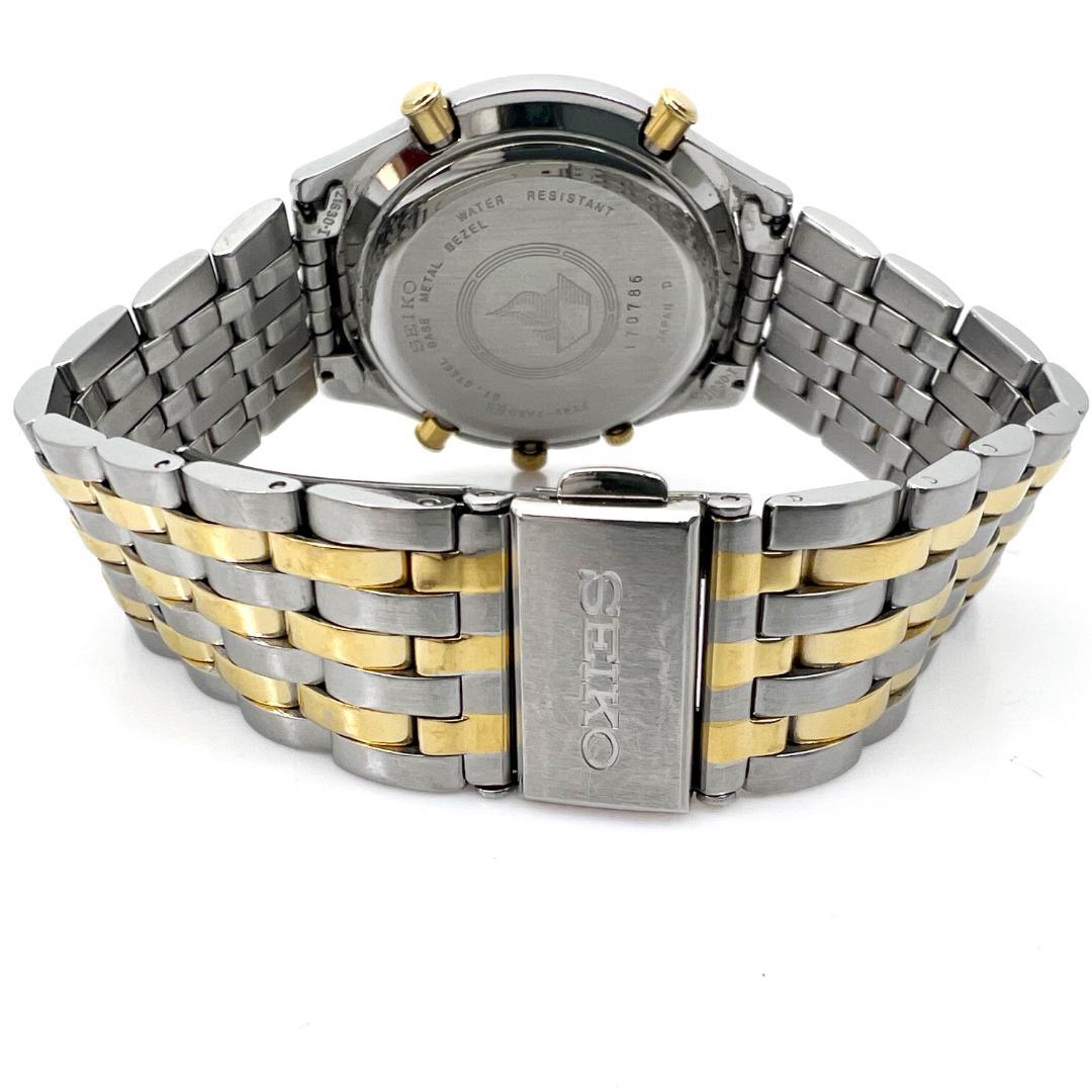 ★稼動品 SEIKO セイコー クロノグラフ アラーム 7T42-7A50★