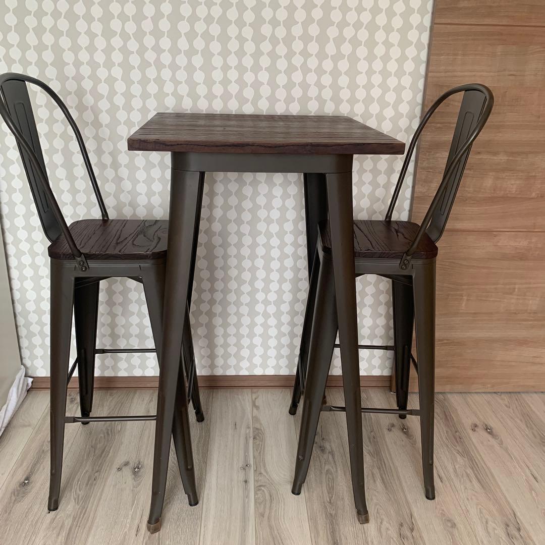 食卓テーブルセット　3点セット引き取り限定