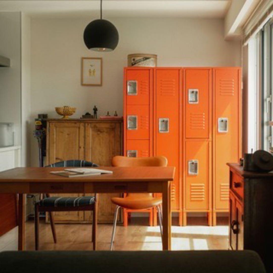 ASI 15\" 2TIER LOCKER Lyon リヨンロッカー　オレンジ