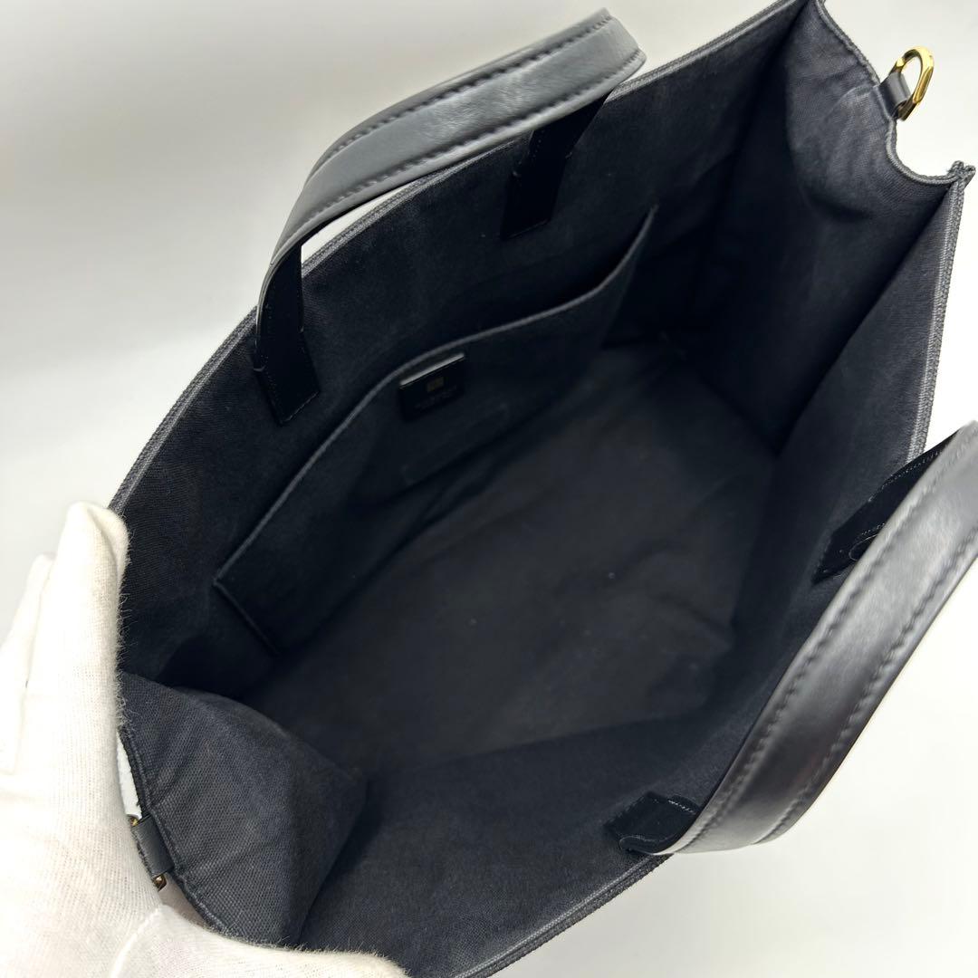 ジバンシー トートバッグ 2way ショルダー レザー 黒色 ブラック