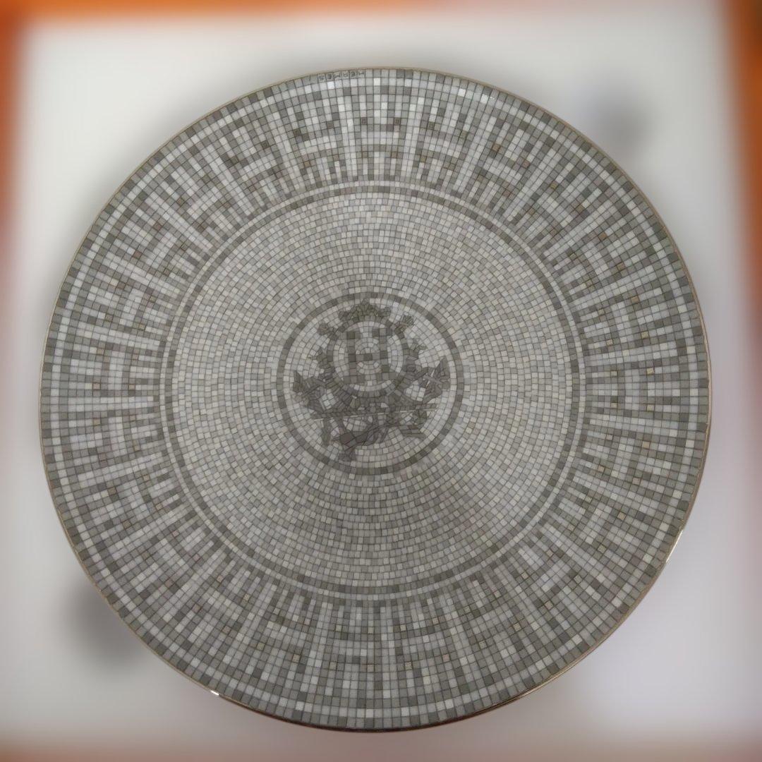 【る945】エルメス　HERMES　デザートプレート　モザイク24