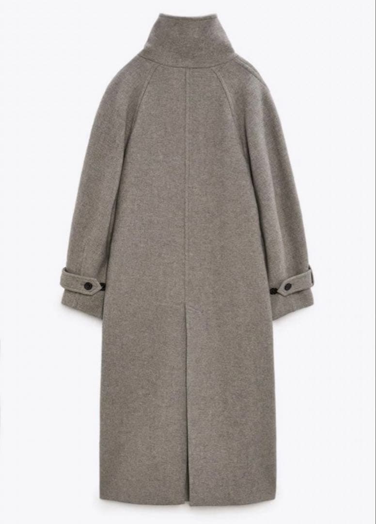 【q】ZARA ザラ　ウールオーバーサイズコート