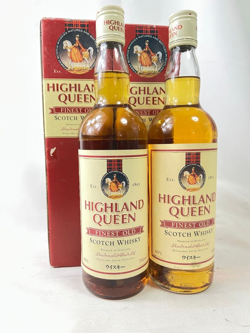 希少 未開栓 古酒 ハイランドクイーン ファイネストオールド 2本セット