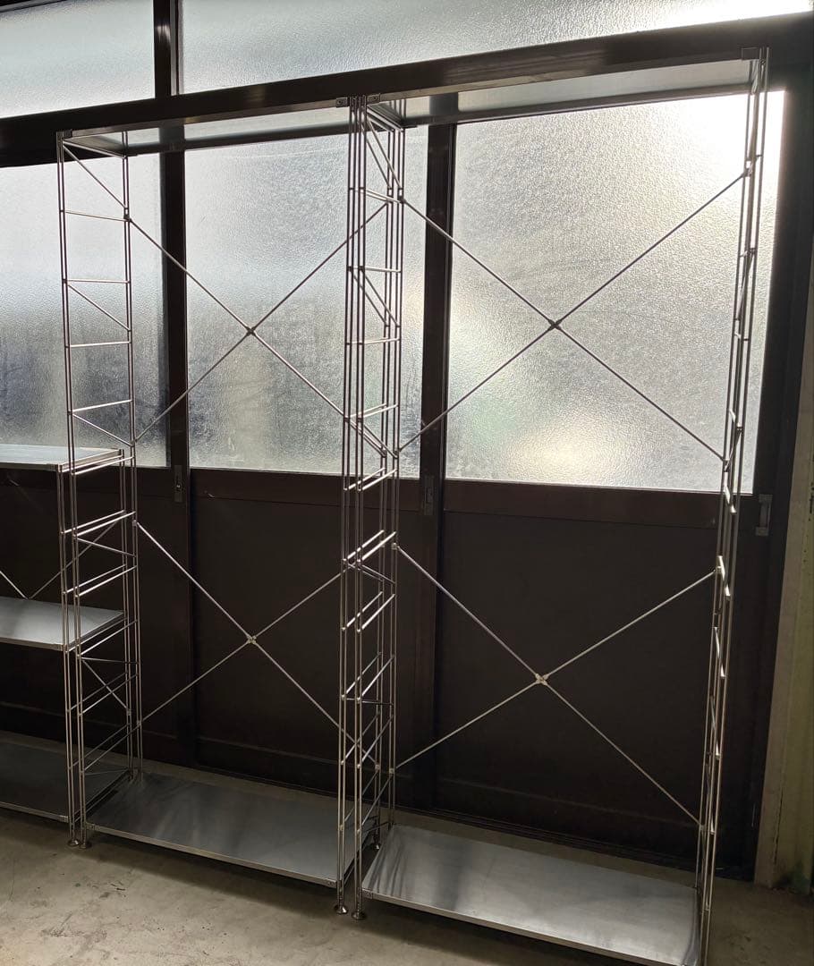 無印良品 ステンレスユニットシェルフ　2組