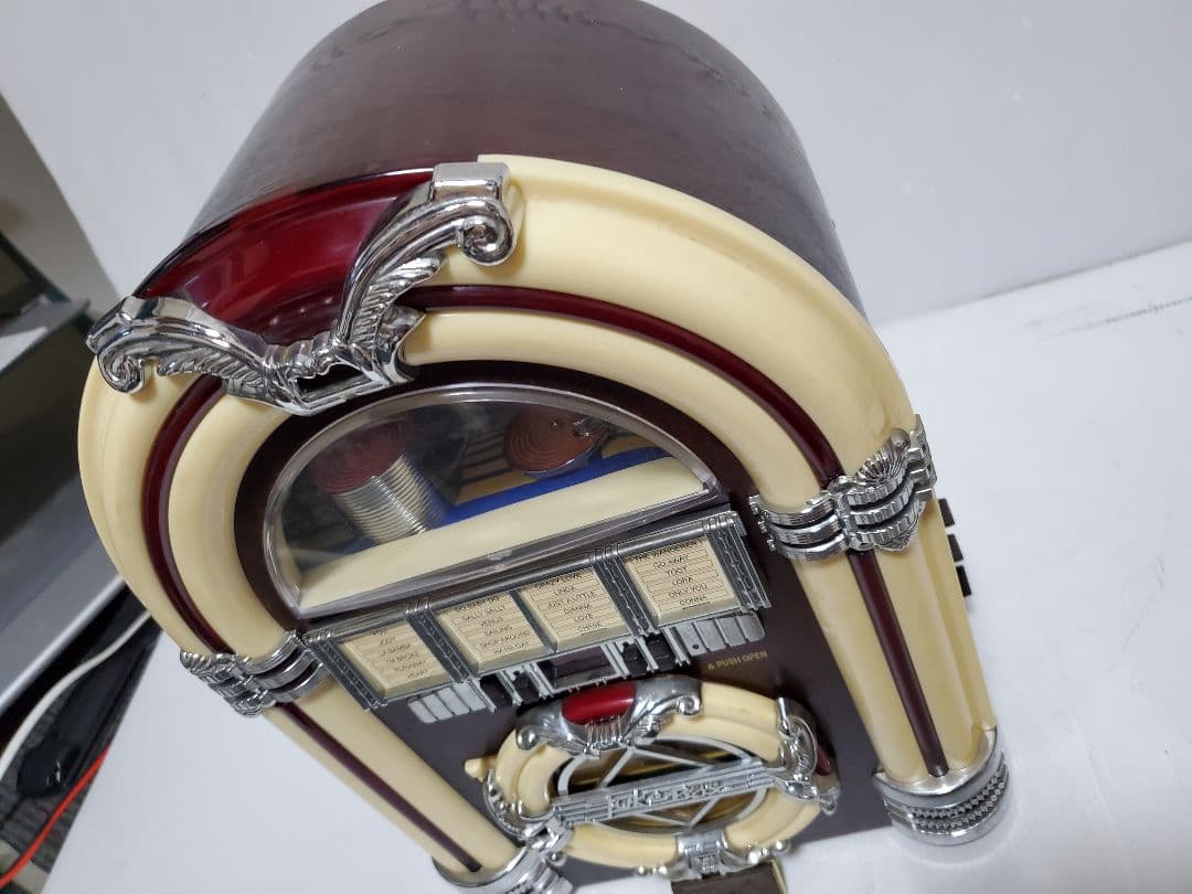 絶版希少 ジュークボックス CD ラジオ アンティーク リアルなレトロ品メンテ済