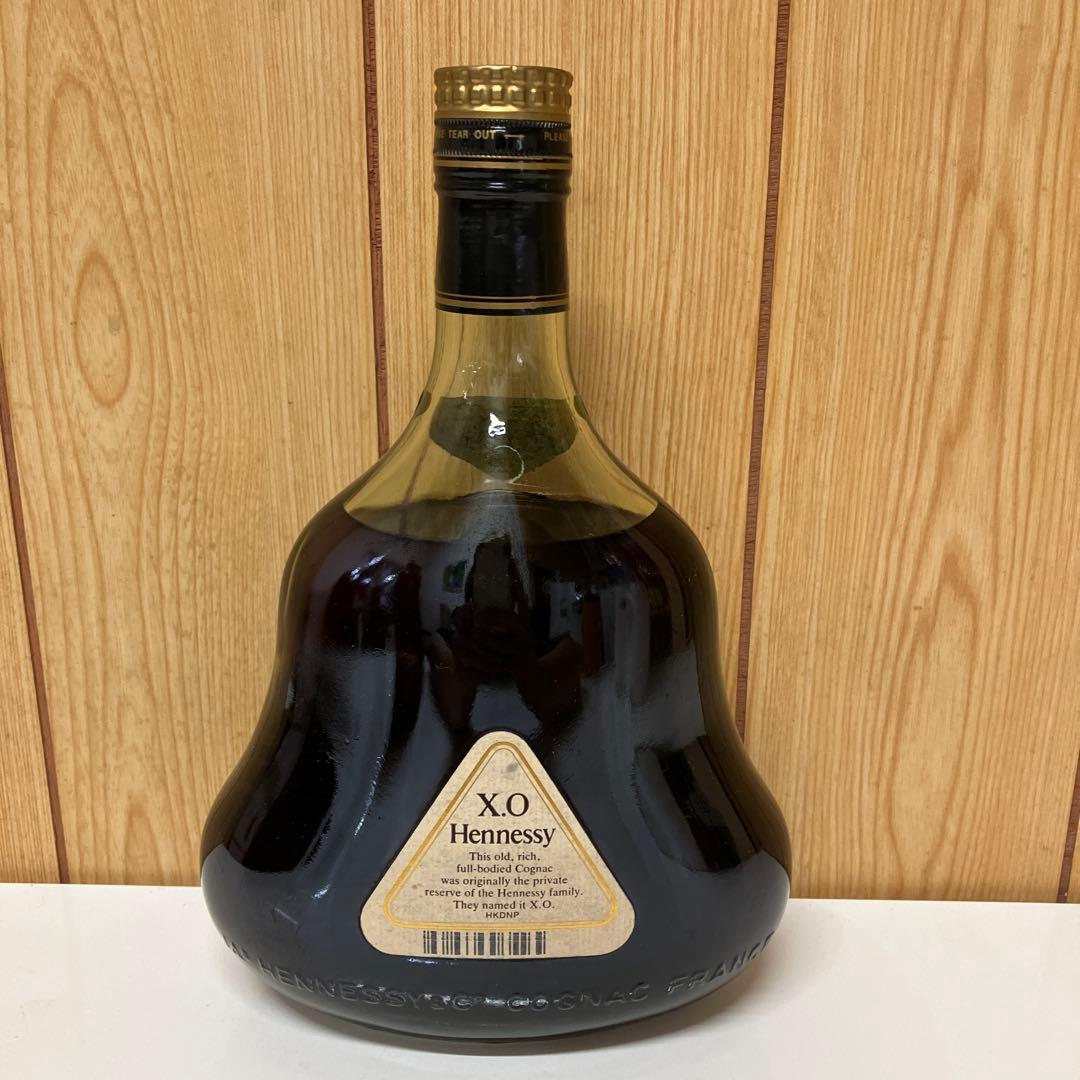 ES041【未開栓】　ヘネシー Hennessy X.O グリーンボトル 金