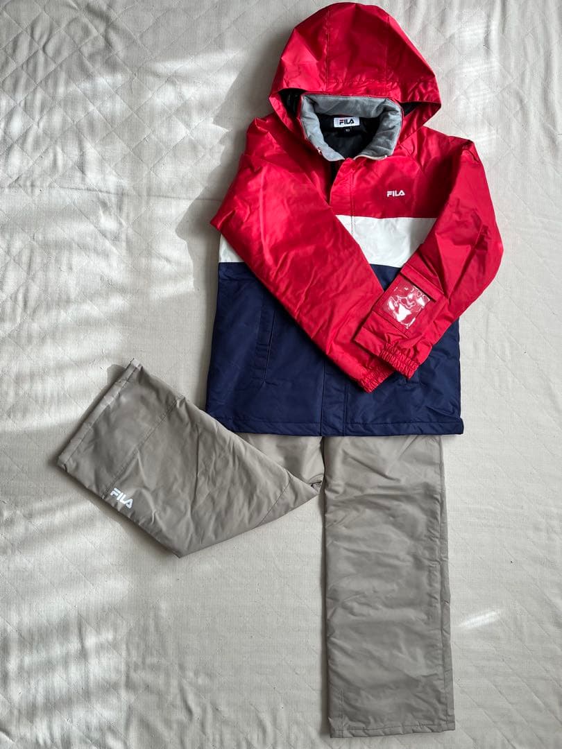 【お得】FILA 子ども用 スキースノーボードウェア セット