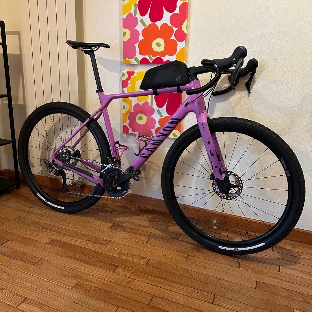 自転車本体 Canyon Grizl AL7 2022 Grape L + Redshift