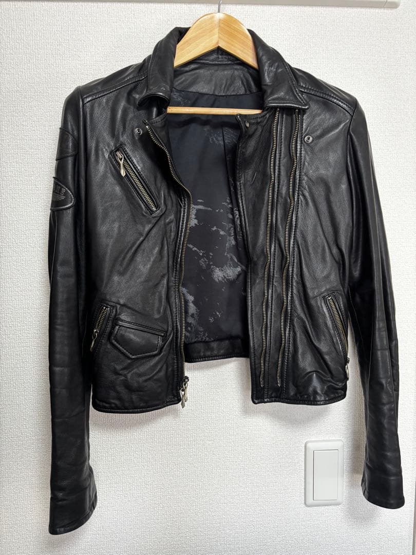 14th addiction / レディース レザーライダース