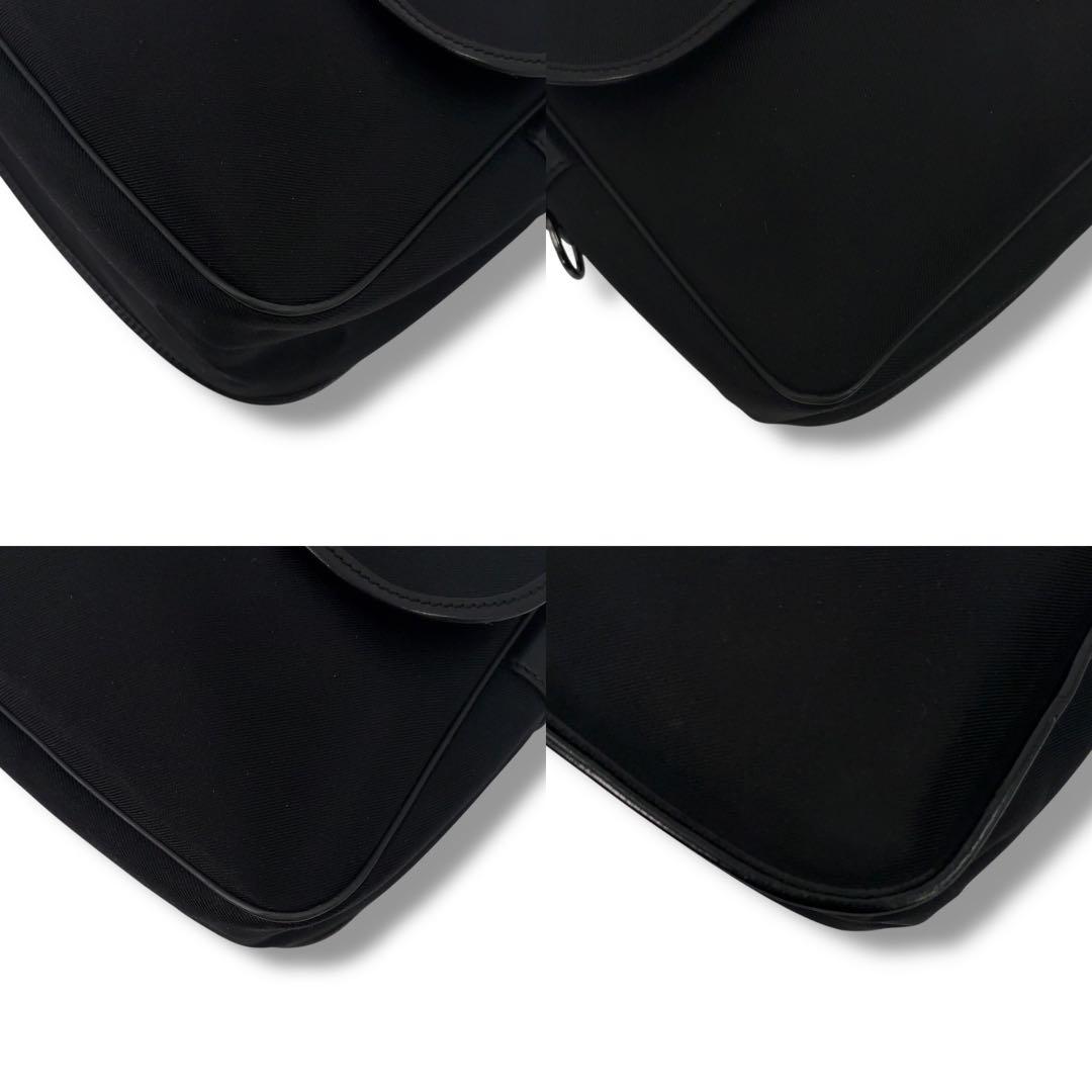 【定番】HUNTING WORLD　ハンティングワールド　ショルダー　ロゴ　黒