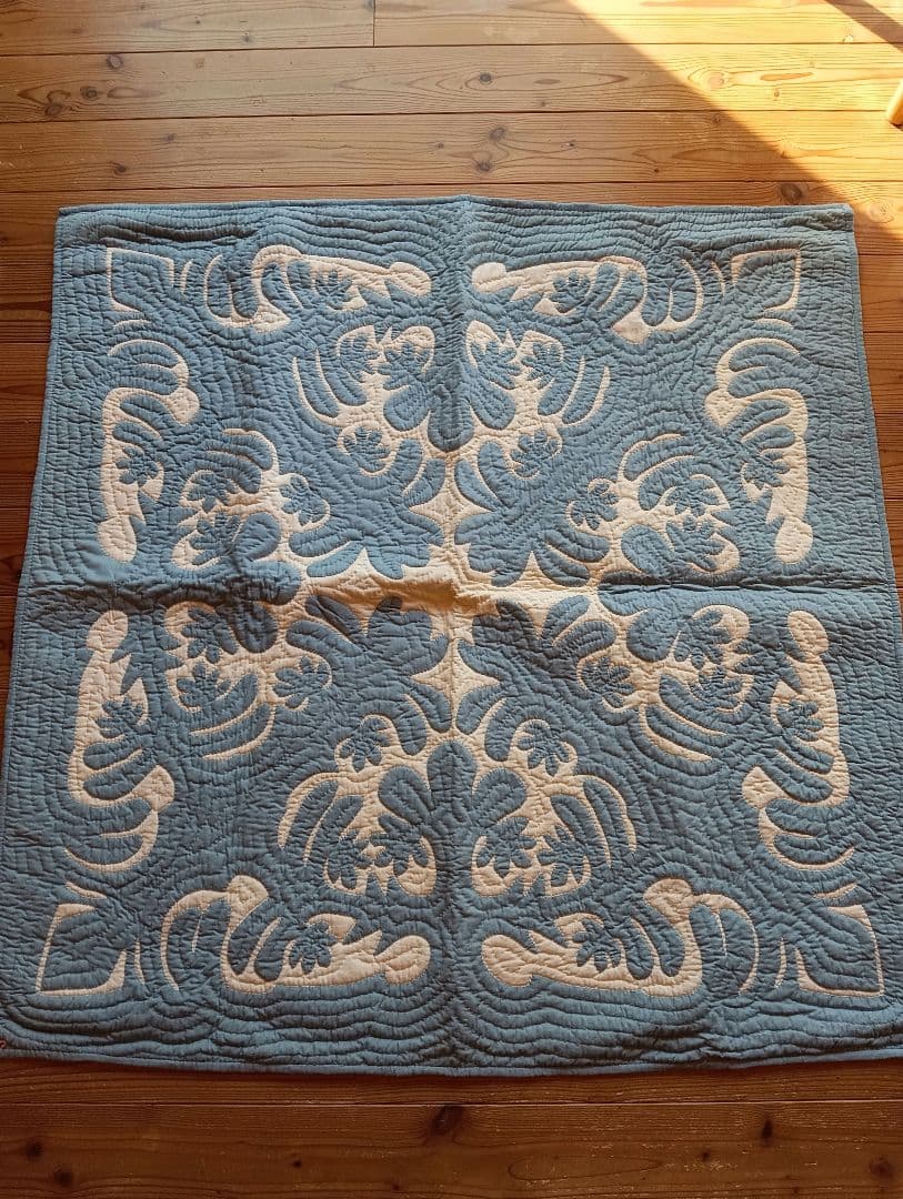 ハワイアンキルト　ソファカバー　タペストリー　マルチカバー