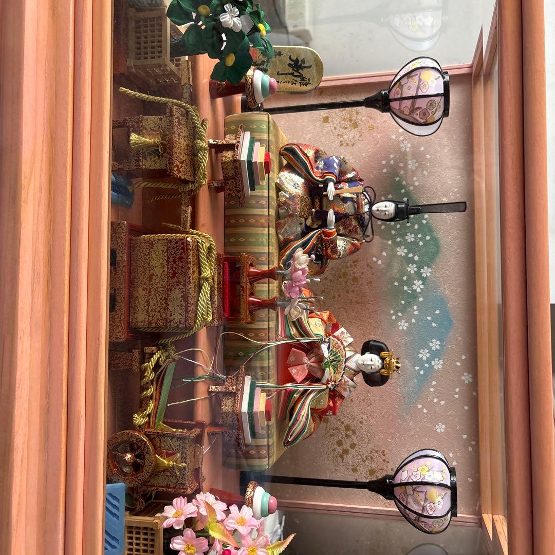 雛人形 親王飾り ケース飾り 寿慶 ひな人形 伝統工芸