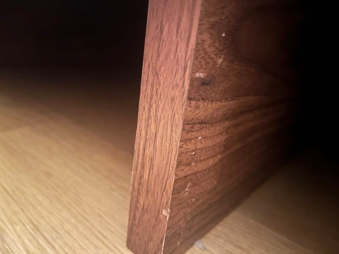 LOWYA ベッドフレーム　セミダブルサイズ　ウォルナット