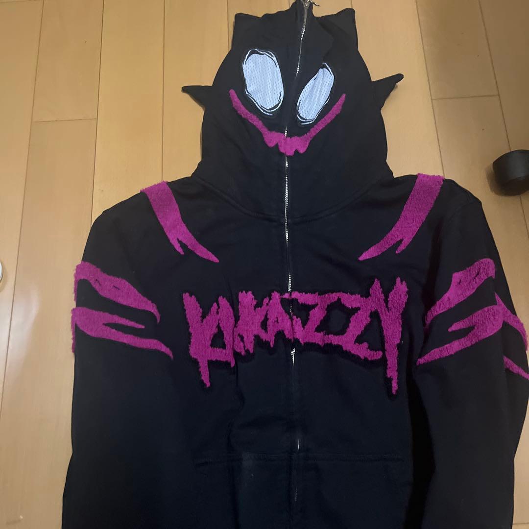 【Kakazzy】Full Zip Hoodie Black