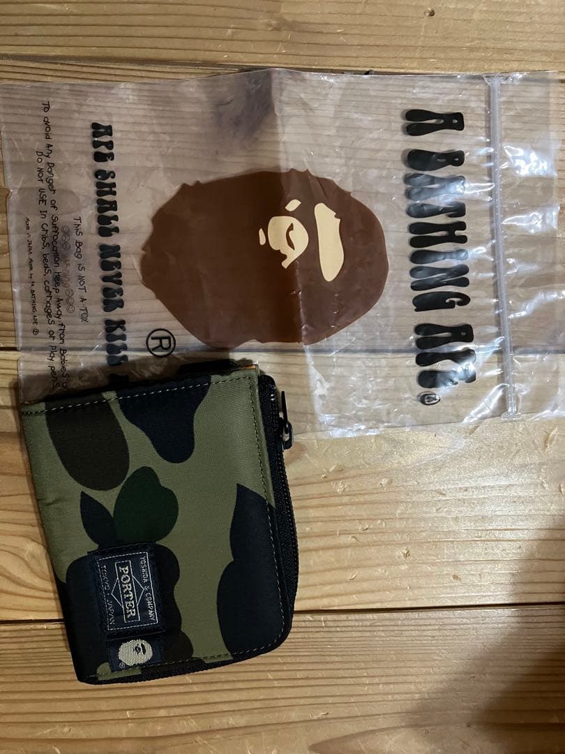 PORTER ポーター A BATHING APE ウォレット 財布 美品