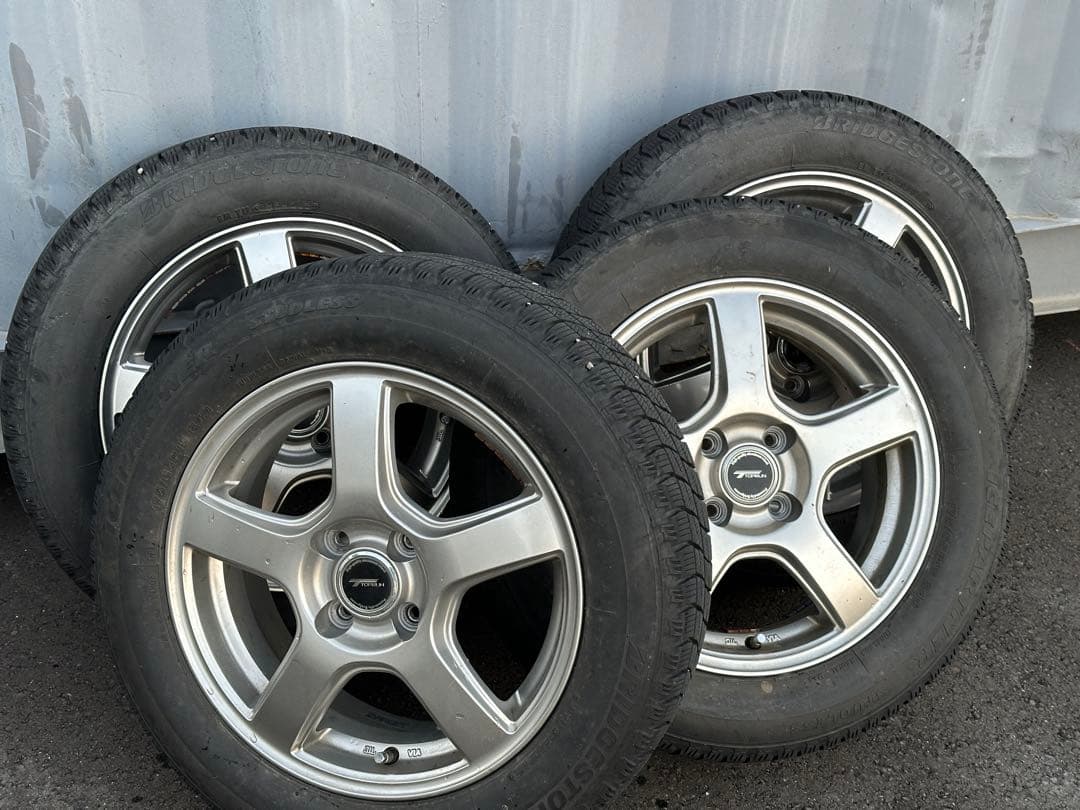 175/65 R15 スタッドレス タイヤ&ホイールセット ９分山