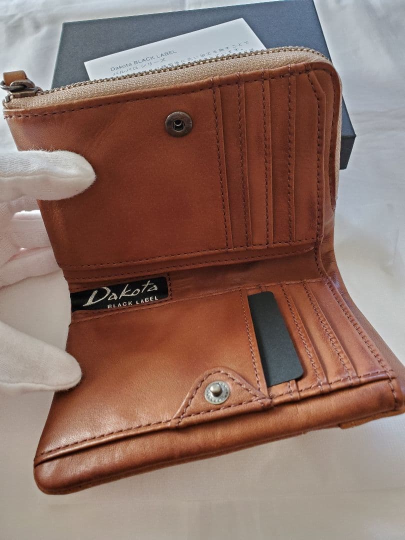 【廃盤】Dakota ダコタ バルバロ 二つ折り財布 キャメル