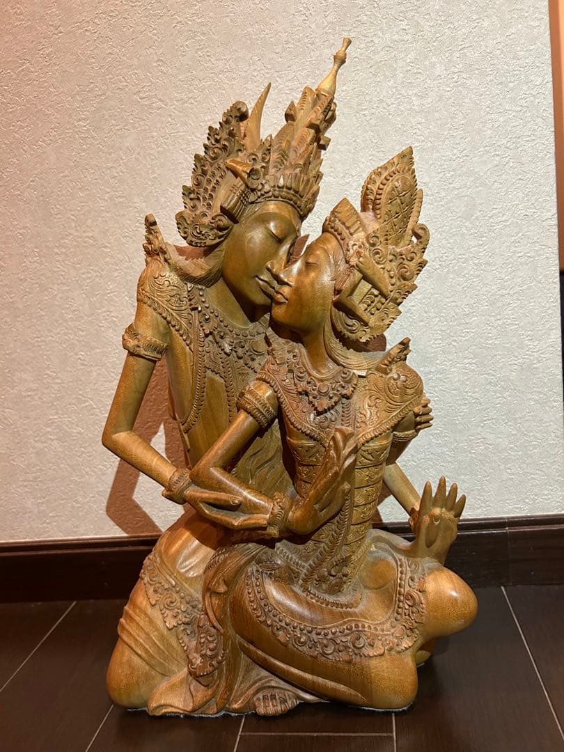 【お値下げしました】バリ島　木彫り　インテリア雑貨