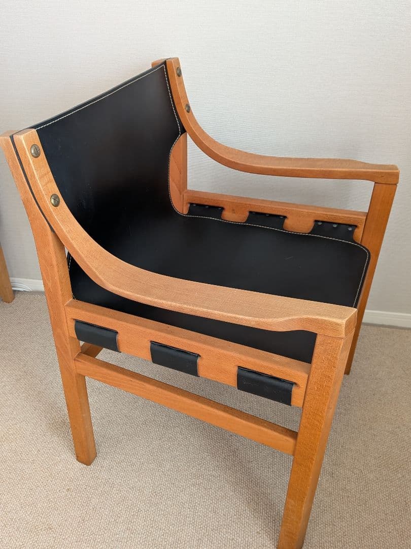 値下★ADAL イタリア ビンテージ レザーチェア　アームチェア　北欧