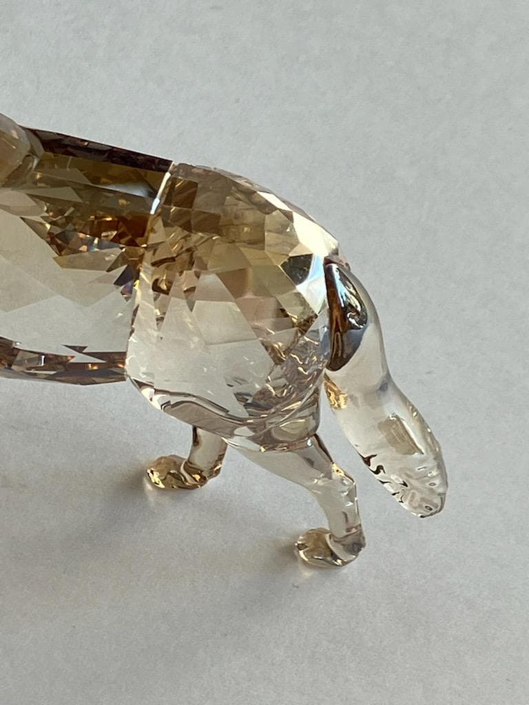 スワロフスキー　置物　オブジェ　ハイイロオオカミ