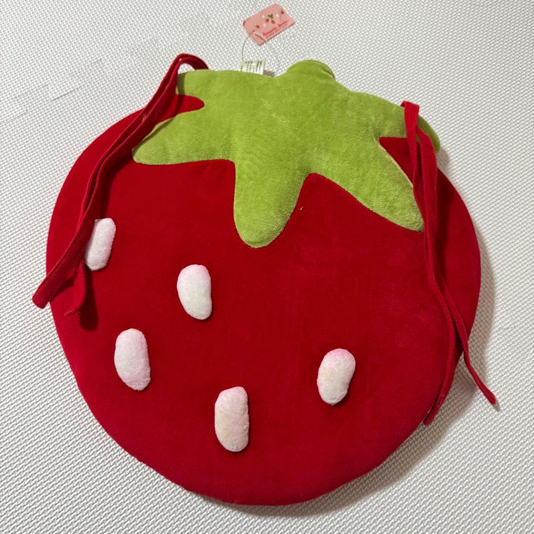 美品 マザーグースの森 当時物 野いちご マザーガーデン　希少　いちご　座布団