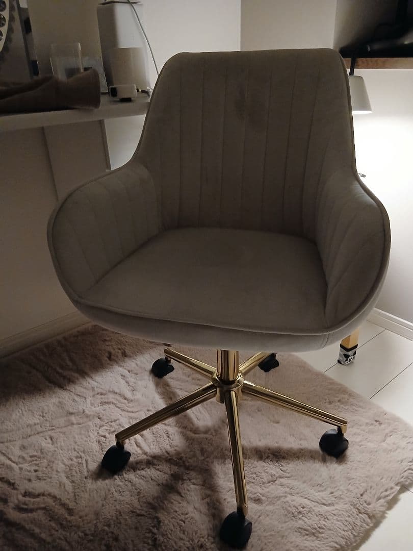 ファブリック デスクチェア 回転式　エルドラド　フランフラン