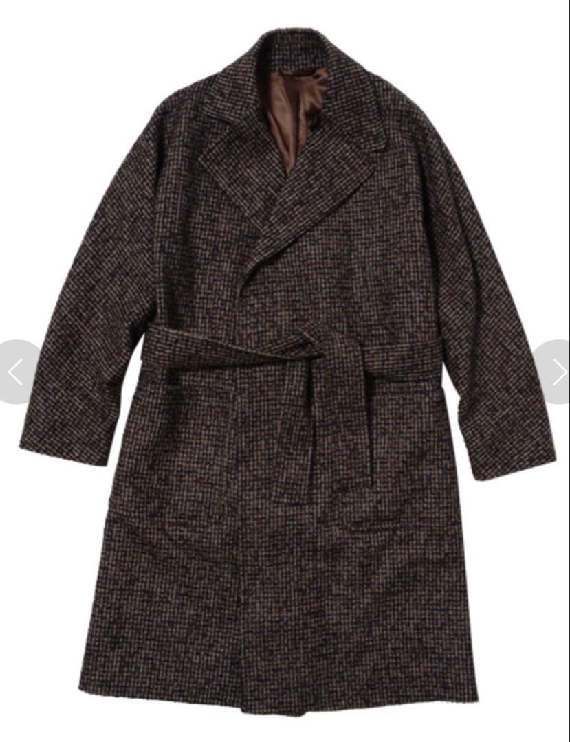 RAINMAKER ラップ コート サイズ3 茶系ツイード