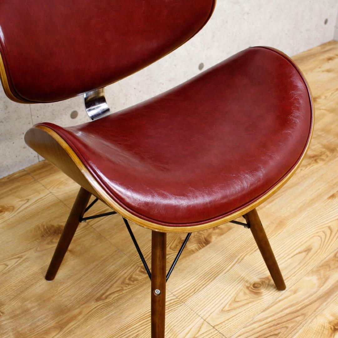 イームズ ダイニングチェア イームズチェア ワイン色ミッドセンチュリー