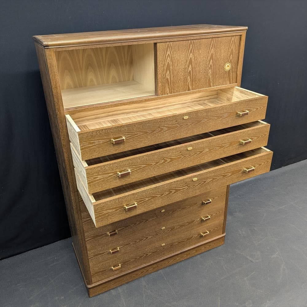 松創　松月　整理箪笥　箪笥　たんす　タンス　チェスト　引き出し　着物　高級　府中